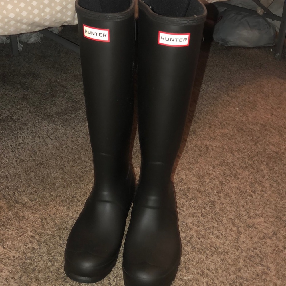 Black hunter boots women’s